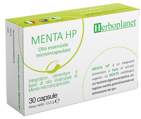 Herboplanet Menta HP per la Buona Digestione Oli Microincapsulati 30 capsule